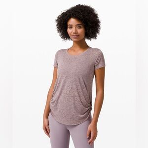 Lululemon Round Two Tee in Heathered Grey Medium